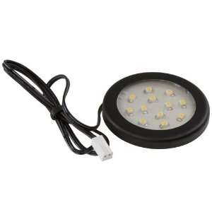  Surface Mount LED Ultra Thin Puck   Black