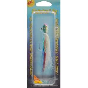  ProFish Fishing Bucktail 1/4oz Neon Blue Runner 3 Pack 