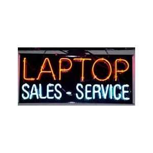  Laptop Sales Service Neon Sign 13 x 30
