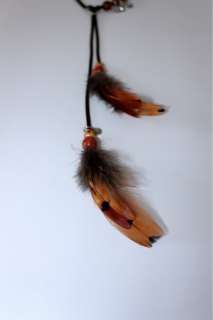 The All New 2012 Summer Feather Necklace Unisex & Handmade