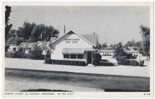 Canary Court and Cafe, Highway 167, El Dorado, Arkansas  