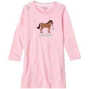 Hatley Girls 2 6x Kids Night Dress  Horse Jumper,Pink,5 