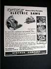 syntron electric circular saws 1958 print ad 