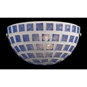   1320/1 BLM Fused Glass Mosaic Wall Sconce in Blue Mosaic Toys & Games