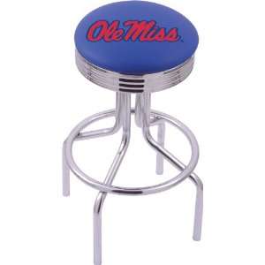  University of Mississippi Steel Stool with 2.5 Ribbed 