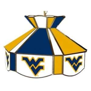   West Virginia Mountaineers Stained Glass Swag Light