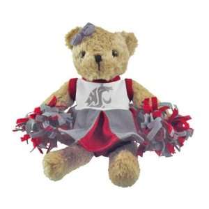   NCAA Cheerleader Bear with Sound WA State Case Pack 16 Baby