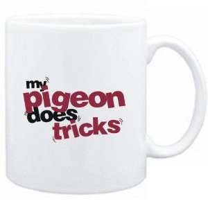    Mug White  My Pigeon does tricks  Animals