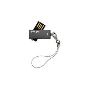  PNY Micro Swivel Attache Flash Drive   4 GB Electronics
