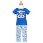 carters watch the wear blue patterned short sleeved puppy applique