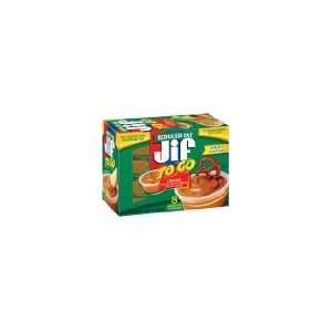 Jif To Go Reduced Fat Creamy Peanut Butter Spread 8 cups. (Pack of 6)