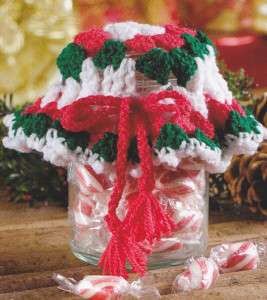 Crochet Pattern ~ CHRISTMAS JAR COVER ~  
