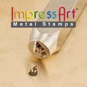  ImpressArt  6mm, Fire Design Stamp