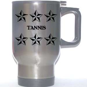 Personal Name Gift   TANNIS Stainless Steel Mug (black 