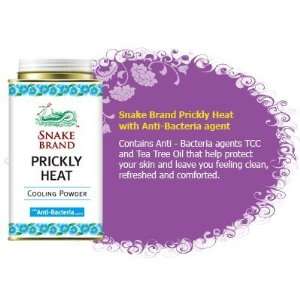  Prickly Heat Powder with Anti bacteria Agent Snake Brand 