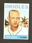 1964 Topps 145 Norm Siebern Baltimore Orioles Very Good