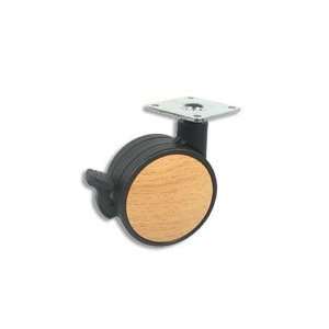Cool Casters   Black Caster with Beech Finish   Item #400 75 BL BE SP 