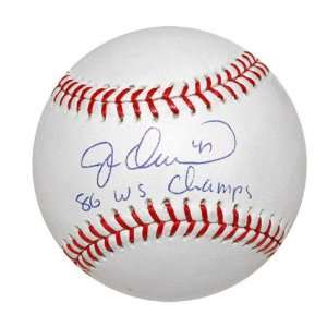  Jesse Orosco Autographed Baseball with 86 WS Champs 