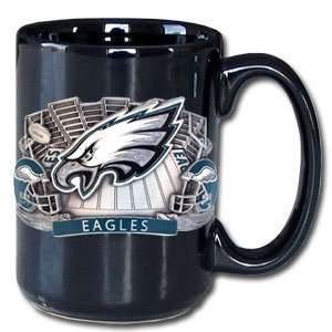  NFL Coffee Mug   Pewter Logo Philadelphia Eagles Sports 