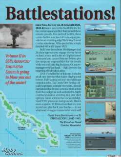 Great Naval Battles Vol II 2 Guadalcanal 1942 43 PC CD war ship 