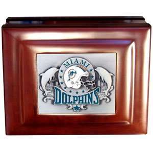  Large NFL Collectors Box   Miami Dolphins Sports 