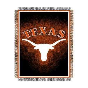 Texas Longhorns Triple Woven Jacquard NCAA Throw (019 Focus) by 