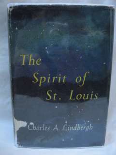   Spirit of St. Louis by Charles Lindbergh True 1st 9780899667935  