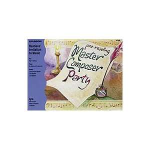 Master Composer Party Book B Musical Instruments