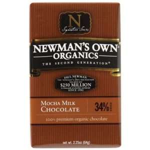  Newmans Own Organic, Choc Bar Mlk Mocha Org, 2.25 OZ (Pack 