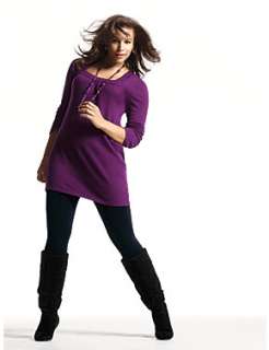 Square Neck Tunic, Ruched Legging, Slouch Boot  Lane Bryant