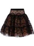 Red Valentino Lace Skater Skirt   L’Eclaireur   farfetch 