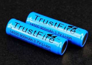   16340/RCR123 880mah Li Ion 3.7V protected battery (Trustfire/Black