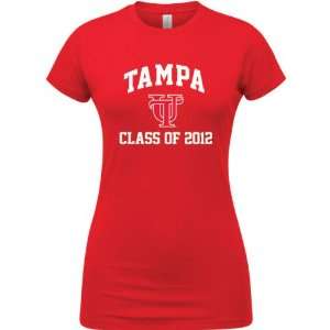 Tampa Spartans Red Womens Class of 2012 Arch T Shirt  