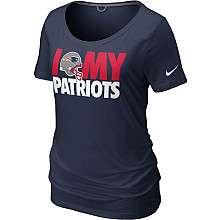 Nike New England Patriots Womens Team Dedication Tri blend T Shirt 