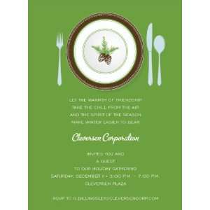  Pine Cone Placesetting Olive Invitations Health 