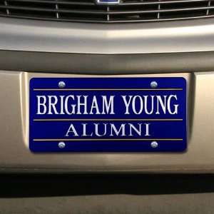  Brigham Young Cougars Navy Blue Mirrored Alumni License 