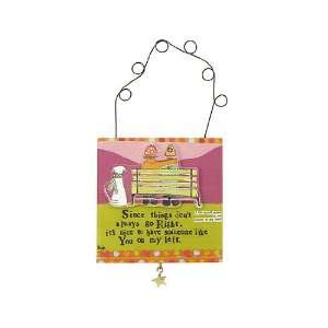  Curly Girl   HP 14614   ON MY LEFT Hanging Plaque