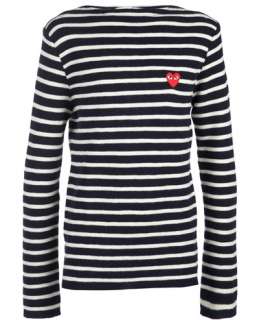 Comme Des Garçons Play Striped Jumper   Societe Anonyme   farfetch 