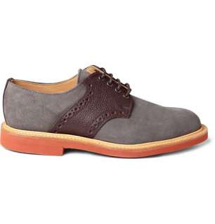    Shoes  Brogues  Brogues  Suede and Leather Saddle Shoes