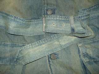 Ralph Lauren Polo Denim Jacket Jeans Trench Coat XL  