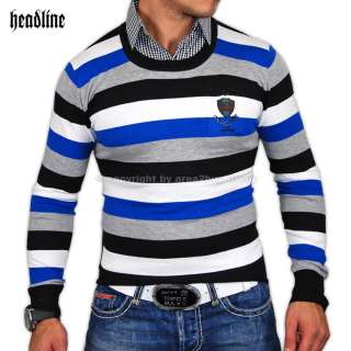 GEILER 2in1 HEADLINE PULLOVER + HEMD STYLE BLAU 5109  