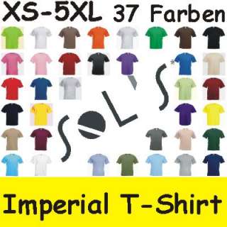 Sol´s Imperial T Shirt XS 5XL 37 Farben ( blautöne )  