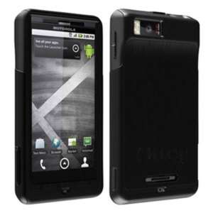   Commuter Silicone Hard Case for Verizon Motorola Droid X MB810 Black