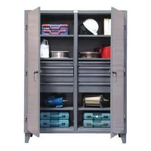  Stronghold Double Door, Independent Locking Cabinet With 8 