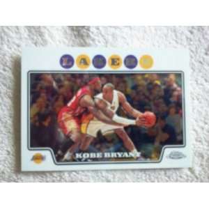    2008 09 Topps Chrome Kobe Bryant #24 card
