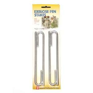    Precision Pet 1279 EXPENSTK Exercise Pen Stakes