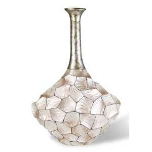   20H Conch Shell Narrow Bottleneck Vase 