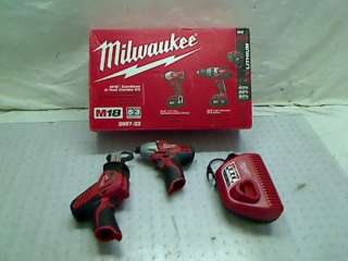 Milwaukee 2491 22 12 Volt M12 Combo Kit  