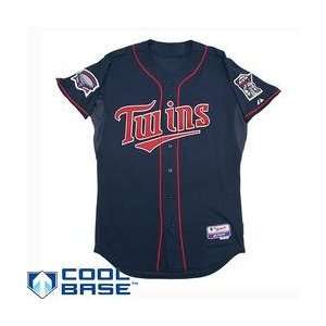 Minnesota Twins Authentic Alternate Home 1 Cool Base Jersey   Navy 40