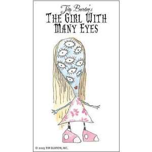  Dark Horse Tim Burton Girl With Many Eyes Sticker 12 832 